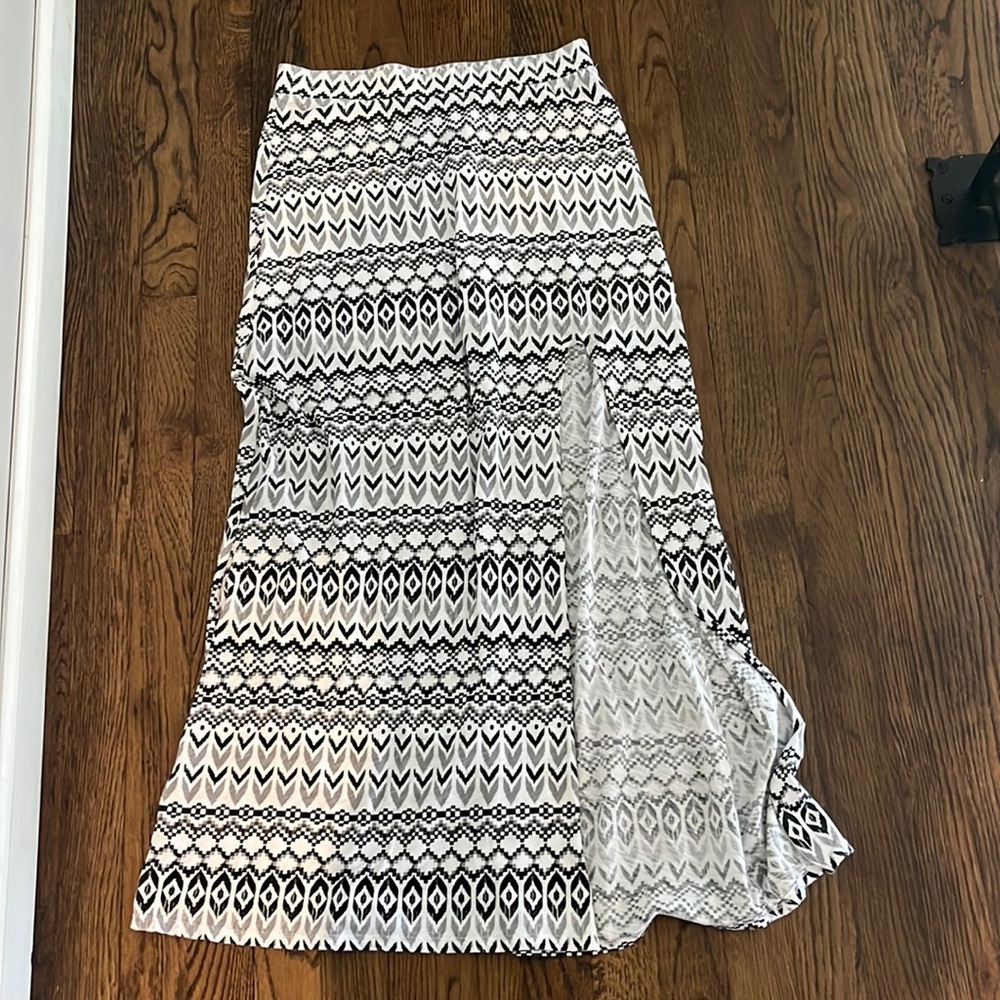 Tribal maxi skirt
